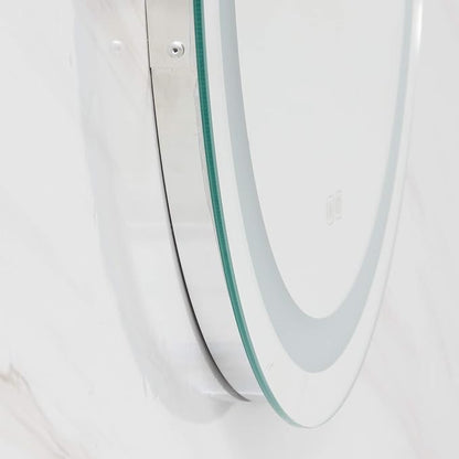 Illuminated Bathroom Mirror 800 x 800 MM Round LED Wall Mounted Vanity Mirror - Image 8