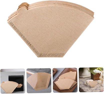COHEALI 200pcs Unbleached Coffee Cone Filters - Image 7