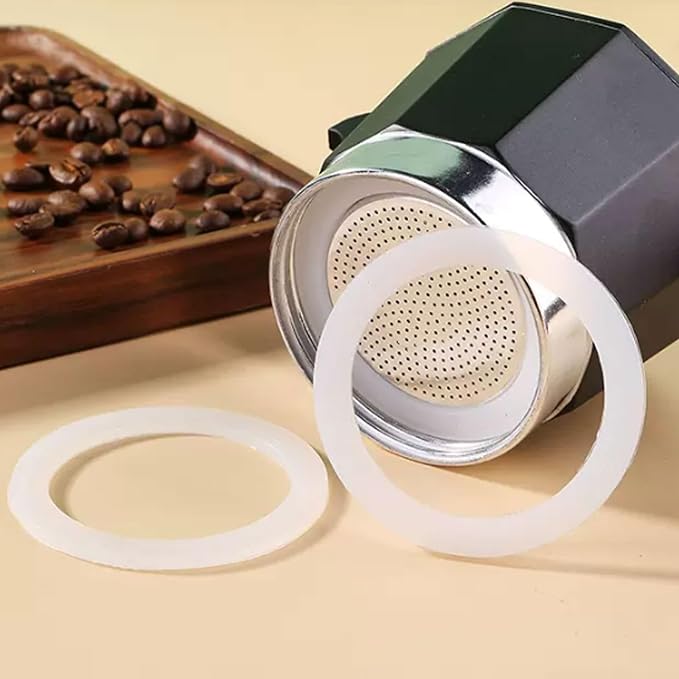 2 Pcs Filter with 3 Pcs Silicone Gasket Seals - Image 2