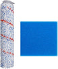Hand-held Floor Scrubbers Roller Brush Hepa Filter Sponge Parts。Compatible by Unknown