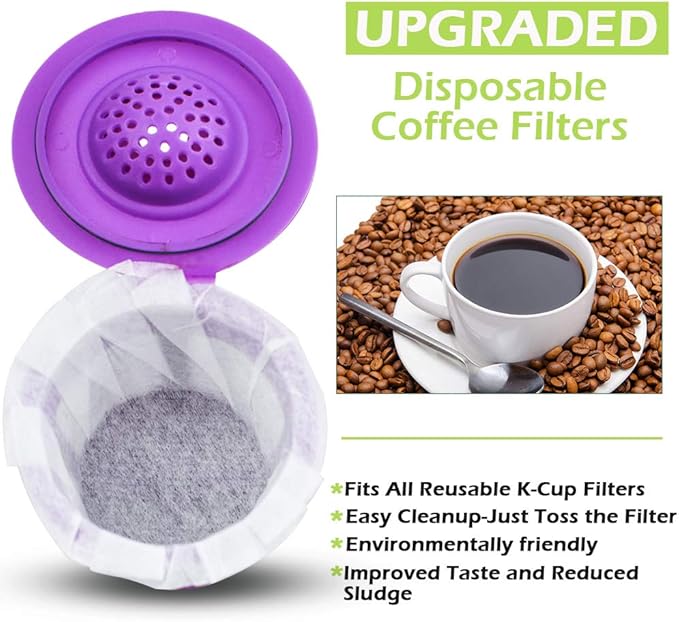 CAPMESSO Disposable Coffee Paper Filters Replacement Kerig Filter Compatible - Image 4