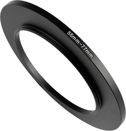 55-77mm Metal Step-Up/Down Ring Adapter Compatible by Unknown