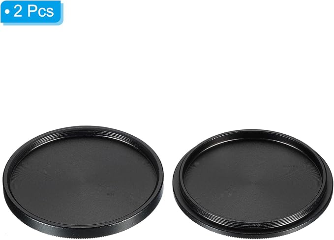 PATIKIL 40.5mm Lens Cap, 2 Pack Camera Lens Cap Cover Universal Front Metal - Image 3