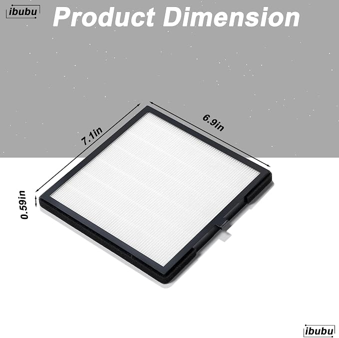 Nail Dust Collector Replacement Filters, 1 Pack Nail Tech Dust Collector Filter - Image 2