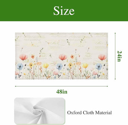 Fluorescent Light Covers for Ceiling Lights Spring Poppy Floral Magnetic Light - Image 7
