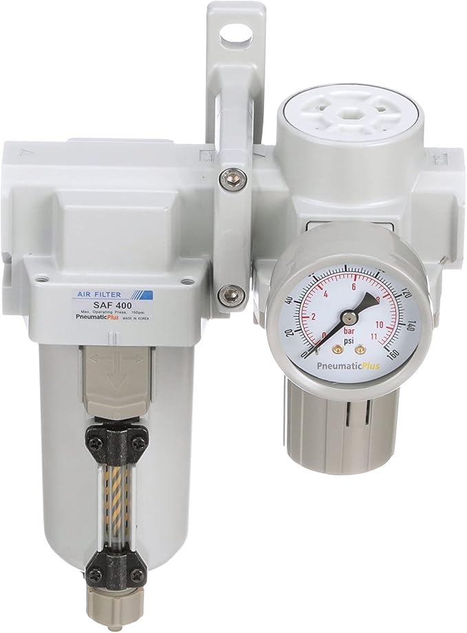 PneumaticPlus SAU420-N06G-MEP Compressed Air Filter Regulator Combo 3/4" NPT - Image 6
