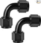 EVIL ENERGY 4AN Female to 4AN Female 90 degree Swivel Coupler Fitting Union by EVILENERGY
