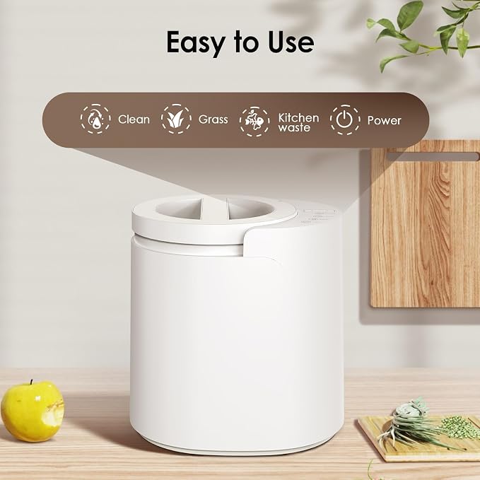 Electric Composter for Kitchen, 3L Food Recycler Composter - Image 4