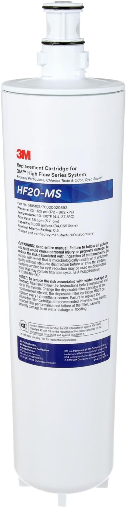3M High Flow Series Replacement Cartridge HF20-MS by 3MIndustrial