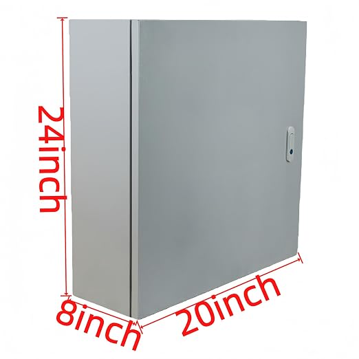 Electrical Enclosure Box 24" x 20" x 8" Carbon Steel Electrical Junction Boxes - Image 2