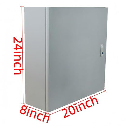 Electrical Enclosure Box 24" x 20" x 8" Carbon Steel Electrical Junction Boxes - Image 2