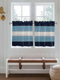 Vintage Country Woodcuts Window Valance Curtains, 2 Panel by IDOWMAT