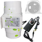 3 Inch Inline Duct Extractor Fan 75Mm 12V Powerful Exhaust Blower Speed by Unknown
