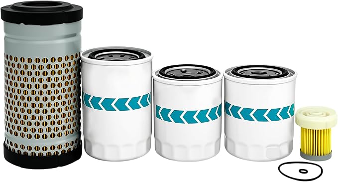 6C060-99410 Outer Air Filter HH160-32093 Oil Filter Maintenance Kit - Image 2