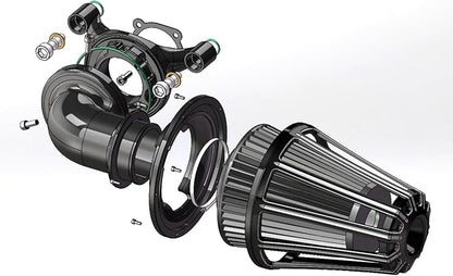 Big Sucker cone Air filter intake by ForHarleyAccessories