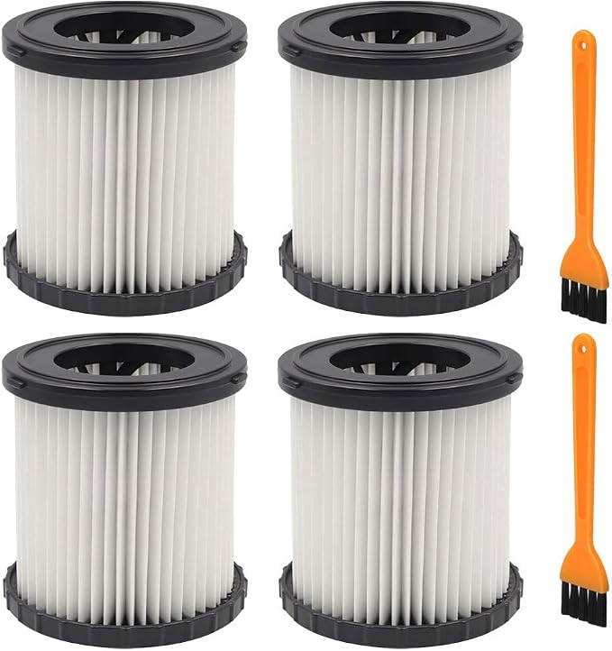 4 Pack DCV5801H Wet/Dry Vacuum HEPA Replacement Filter Compatible by Intrbleu
