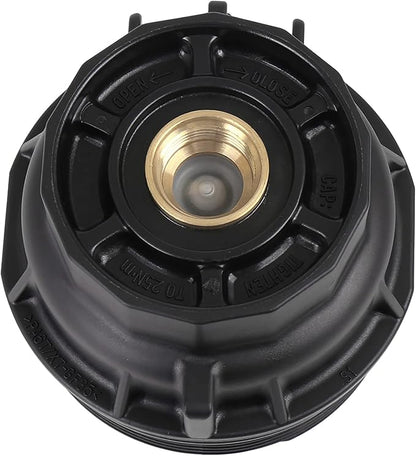 X AUTOHAUX Black Car Oil Engine Filter Housing Cap Cover Assembly 15620-36020 - Image 4
