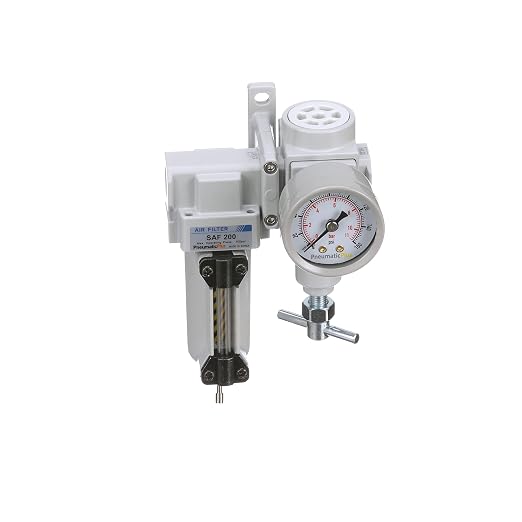 PneumaticPlus SAU220T-N02G-MEP Mini Compressed Air Filter Regulator Combo 1/4" - Image 6