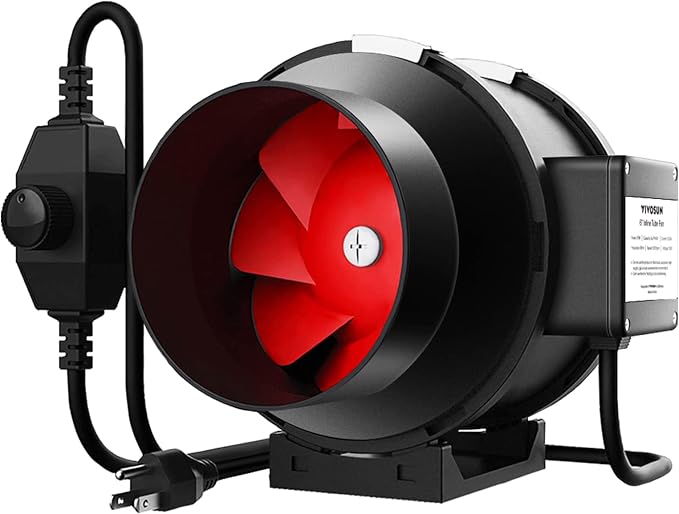 VIVOSUN R6 6 Inch 390 CFM Inline Duct Fan by VIVOSUN