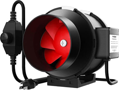 VIVOSUN R6 6 Inch 390 CFM Inline Duct Fan by VIVOSUN