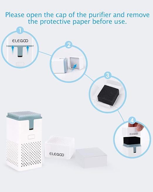 ELEGOO 2PCS Mini Air Purifier - Image 3