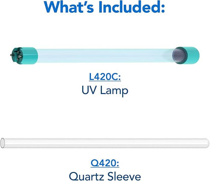 Kind Water UV Replacement Lamp & Quartz Sleeve – Fits E-1000 UV, E-2000 UV & - Image 3