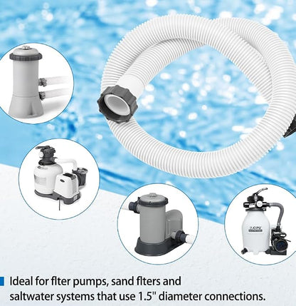 2-Pack 1.5 Inch Pool Pump Hose Replacement - Image 4