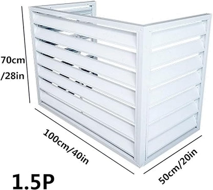 Pool pump covers for outside units, outdoor garbage can enclosures, aluminum - Image 2