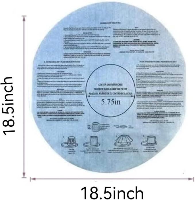 6 pack 90107 dry filter, 6 Pack Retaining Bands - Image 2