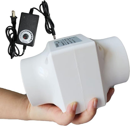 12V 3 Inch Inline Duct Fan Ventilation Exhaust Booster 32cfm Air Cooling Vent by Unknown