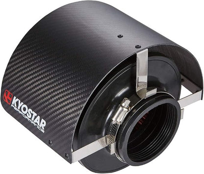 Kyostar Universal 100% Real Carbon fiber Air Filter Heat Shield Cover Burning - Image 6