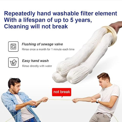 13.21GPM Ultra-Filtration Whole House Water Filter, Stainless Steel Water - Image 7