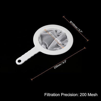 PATIKIL 9"x6" Food Filter Strainer, 200 Mesh, Polypropylene, 235 x 145 mm / 9.3 - Image 2