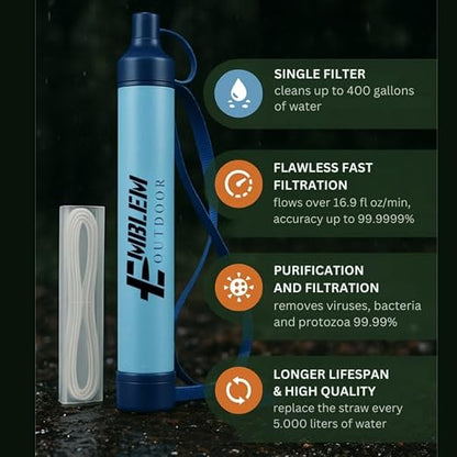 Portable Water Filter for Emergencies, and Disaster Preparation - Image 2