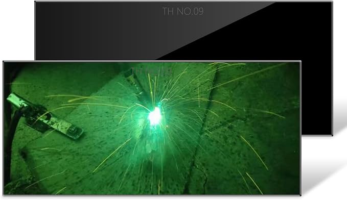 Welding Hardened Glass Filter Lenses Plate, Shade 9 by FYSCEMZZ