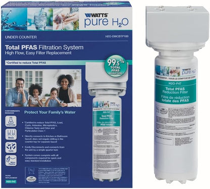 Watts Premier H2O-DWCBTP100 Single-Stage Total PFAS Reduction Under Counter - Image 3