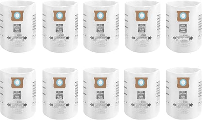 10 Pack Shop Vac 10-14 Gallon Vaccum Bags, ALYYDBG Type F 90662 9066200 9066233 by ALYYDBG