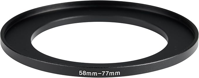 58-77mm Metal Step-Up/Down Ring Adapter Compatible - Image 2