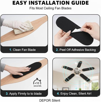 10-Pack Ceiling Fan Blade Filters - Image 6