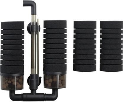 AQUANEAT Air Driven Sponge Filter, Quiet Aquarium Filter by Aquaneat