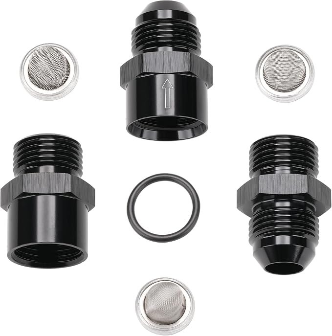 8AN Inline Fuel & Oil Feed Filter Set - Image 4