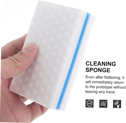 Luxshiny 10pcs Three-Layer Reusable Kitchen Sponge Scrubber Lightweight - Image 6