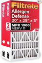 Filtrete 20x25x5 AC Furnace Air Filter, MPR 1000, MERV 11, Fits Lennox Devices by Filtrete
