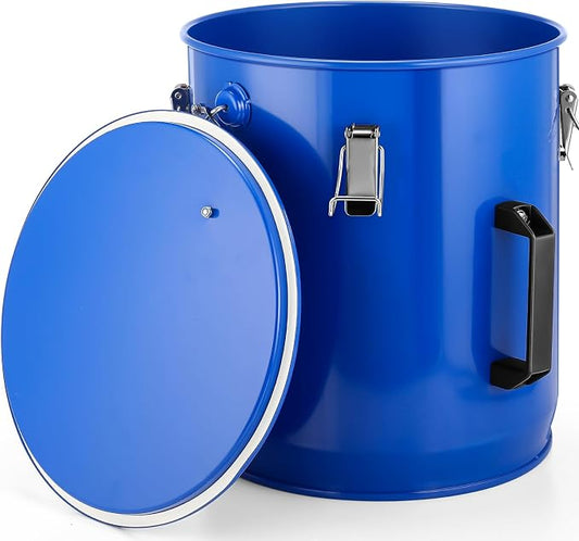6 Gal Fryer Grease Bucket Fryer Oil Transport Bucket by Yiyiring