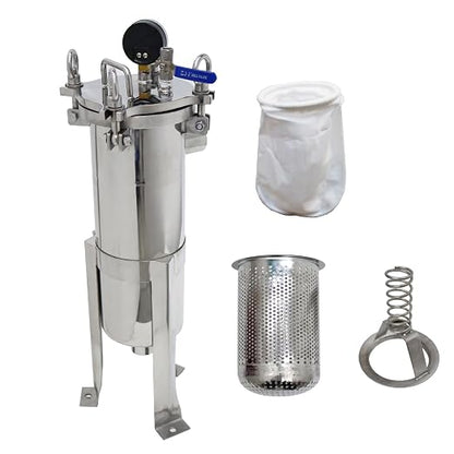 #3 Bag Filter Housing 304 Stainless Steel Filter Solid-Liquid Separation Tool - Image 3