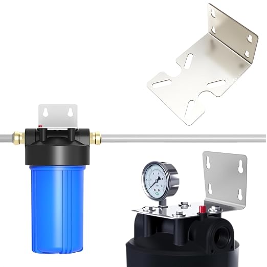FDXGYH 2 Pcs Stainless Steel Water Filter Housing Bracket Water Purifier RO - Image 4