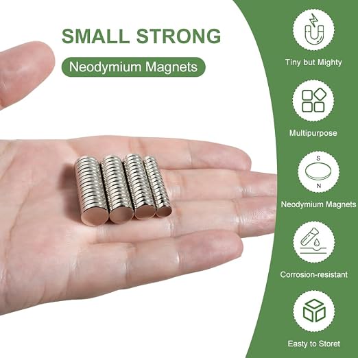 rhinocats 60Pcs Small Magnets, Mini Variety Magnets - Image 5