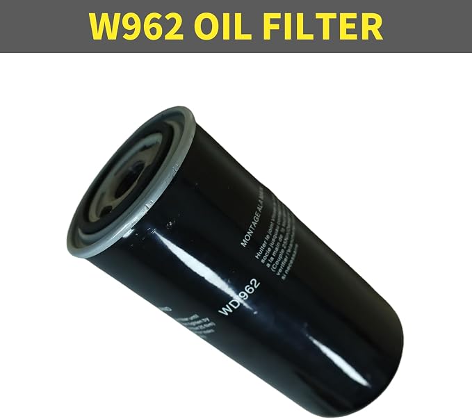 W962 Oil Filter for 25HP-60HP Screw Air Compressor, Industrial Screw Air - Image 6