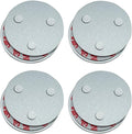 meioro Magnetic Smoke Detector Installation Tool,Quick and Easy Fastening Ceiling Mounted Kit for Smoke Alarm Ø 70mm,No Need Drill 10 Seconds Install Smoke Sensors(4 pcs)
