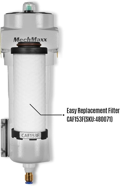63 CFM Compressed Air Oil-Water Separator Precision Filter, Oil Content 0.001ppm - Image 3